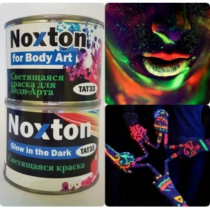 Светящаяся в темноте краска для боди-арт Noxton